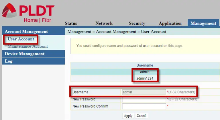 Change PLDT Fibr admin password - admin - adminpldt - Techchore
